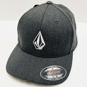 Volcom Full Stone Heather Stretch Flex Hat Cap S/M Gray‎ Sports Outdoors